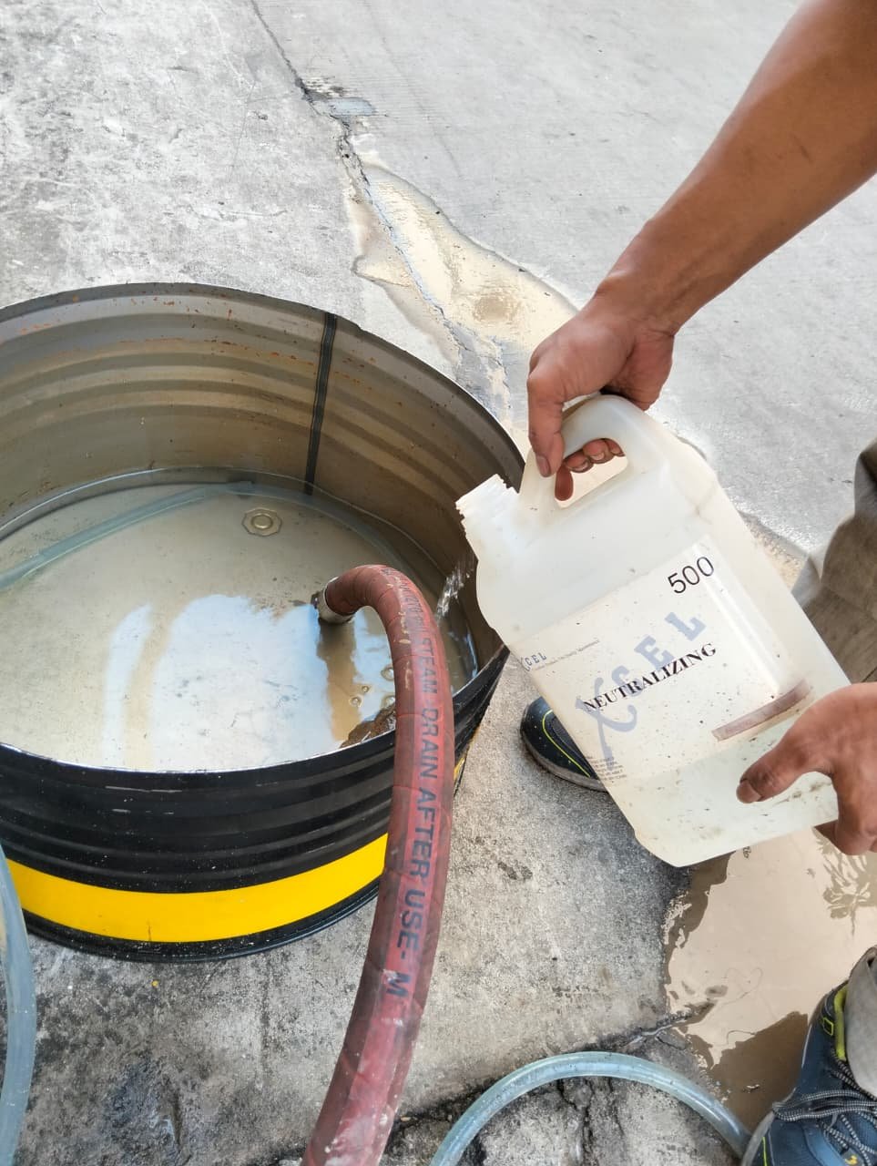 Pembuangan Air Evapurator